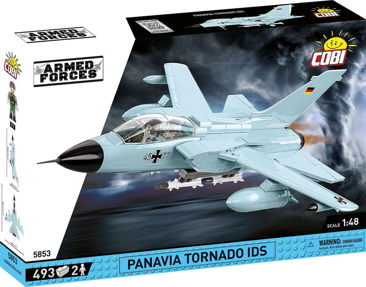 Klocki konstrukcyjne Cobi Armed Forces Panavia Tornado Ids 493 elementów (5902251058531) - obraz 1