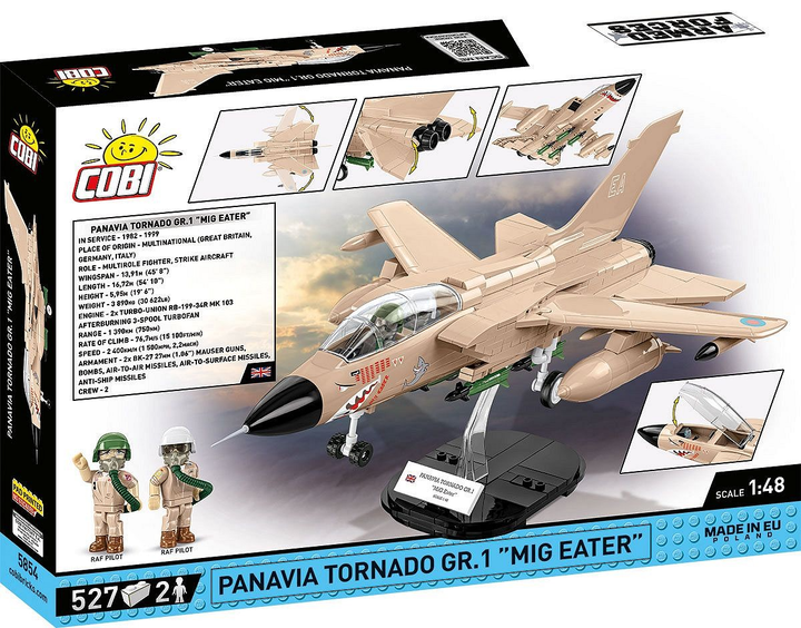 Klocki konstrukcyjne Cobi Armed Forces Panavia Tornado Gr.1 Mig Eater 527 elementów (5902251058548) - obraz 13