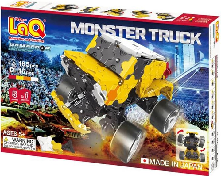 Klocki konstrukcyjne LaQ Monster Truck 181 elementów (4952907005847) - obraz 1