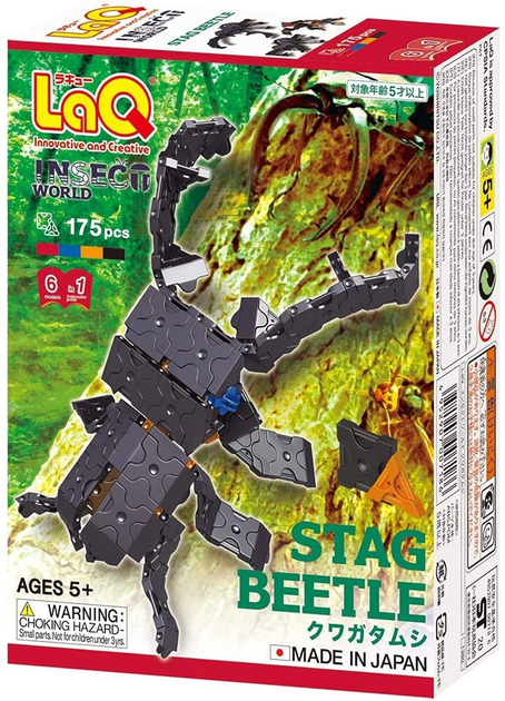 Конструктор LaQ Stag Beetle 175 деталей (4952907007186) - зображення 1