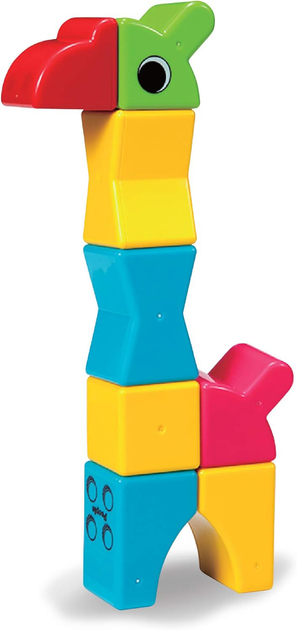 Klocki magnetyczne People Blocks Go Go World 21 elementów (0842076130072) - obraz 5