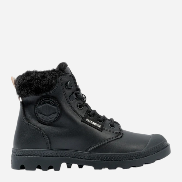 Жіночі зимові черевики високі Palladium Pampa Hi Snow Warm 94380-008-M 37.5 (4.5UK) 23.5 см Чорні (196660583349) - зображення 1