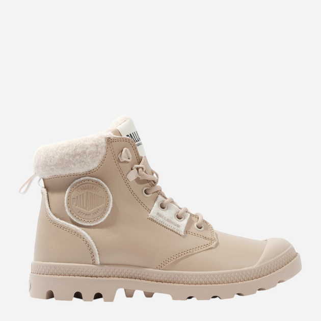 Жіночі зимові черевики високі Palladium Pampa Hi Snow Warm 94380-235-M 37.5 (4.5UK) 23.5 см Бежеві (196660583585) - зображення 1