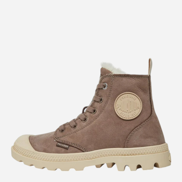 Жіночі зимові черевики високі Palladium Pampa Hi Zip Wl 95982-212-M 37.5 (4.5UK) 23.5 см Світло-коричневі (196660170020) - зображення 2