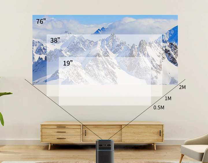 Проектор TouYinger D042 Black LED DLP 3D Android з Bluetooth з акумулятором - зображення 10