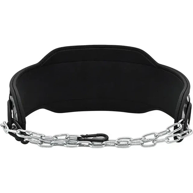 Пояс для обтяжень з ланцюгом RDX PRO DIPPING BELT 2 LAYER неопреновий Red - Фото 4 Пояс для обтяжень з ланцюгом RDX PRO DIPPING BELT 2 LAYER неопреновий Red - изображение 4