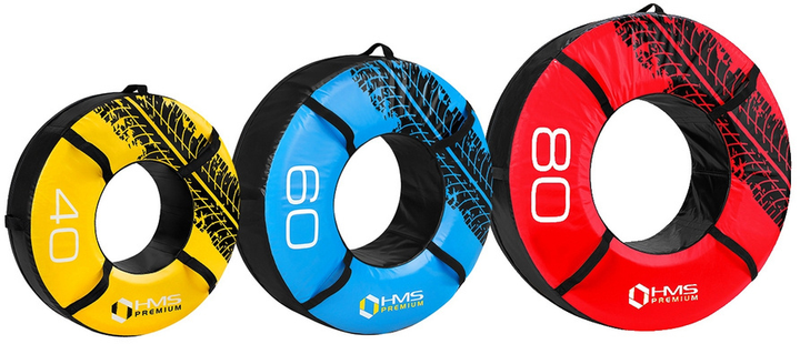 Opona do crossfitu HMS Premium 80 kg Czerwony (5907695592153) - obraz 10