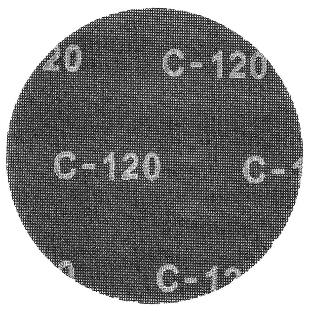 Набір сіток абразивних Graphite на липучці 225 мм K120 10 шт. 55H745 (5902062502728) - зображення 1