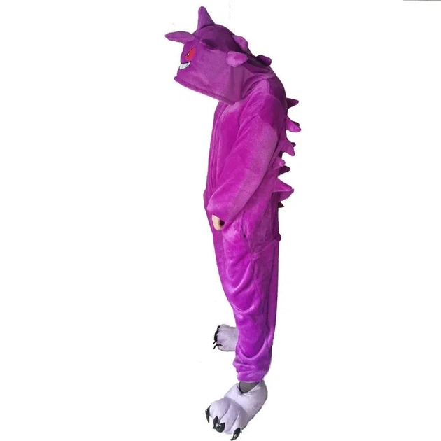 Пижама кигуруми My Kigu Женская Покемон Генгар Pokemon Gengar Фиолетовый размер M 155-165 см (109841) - изображение 2