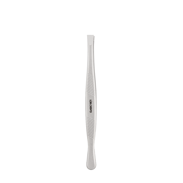 Пінцет для брів прямий Staleks Classic 90 мм TC-10/1 - изображение 3