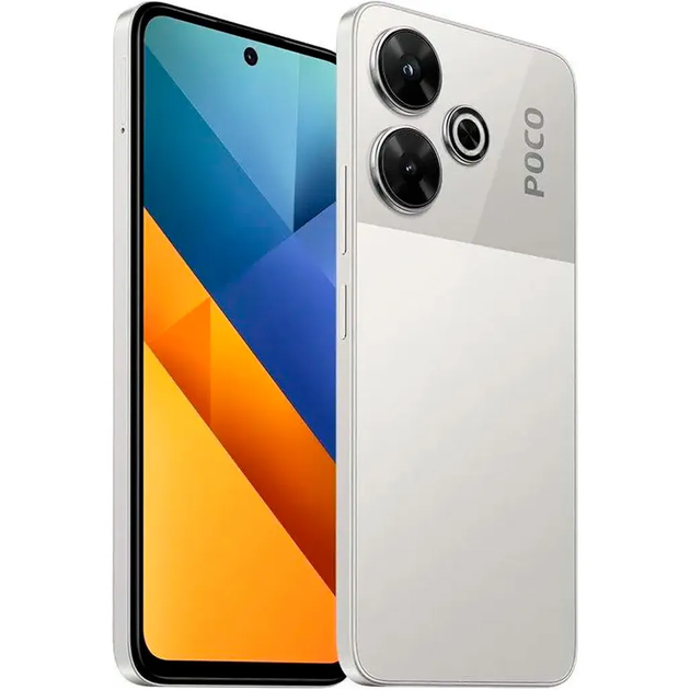 新品 POCO M6 6GB/128GB シルバー SIMフリー Xiaomi Смартфон Xiaomi Poco M6 4G 6/128GB Silver (Global Version) – фото