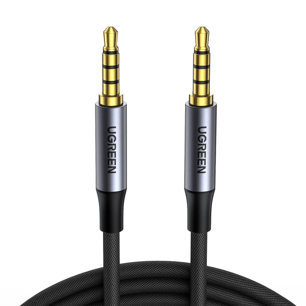 Кабель Ugreen 1м 3.5мм minijack TRRS Стерео AUX 4-пиновый с Поддержкой ...