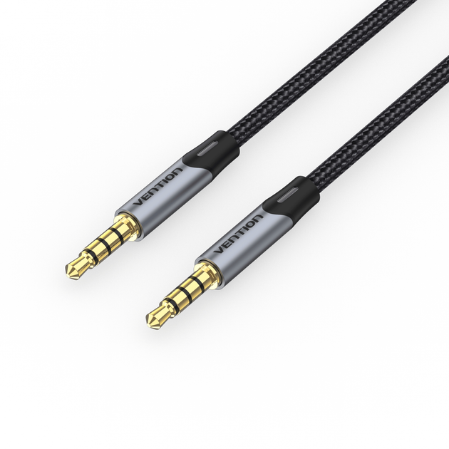 Кабель Vention 0.5м 3.5мм minijack TRRS Стерео AUX 4-пиновый с ...