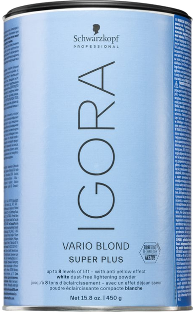 Пудра освітлювальна Schwarzkopf Professional Igora Royal Vario Blond Powder Lightener Super Plus 450 г (4045787955934) - зображення 1