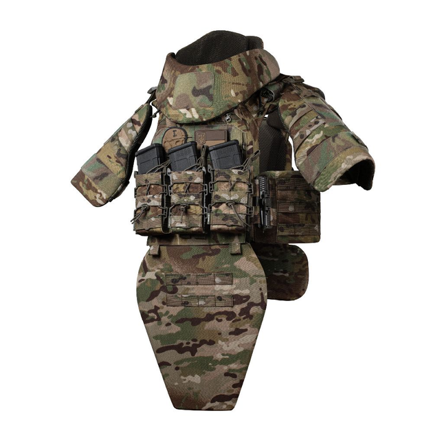 Бронекостюм TAG Level Ukrarmor I (Tactical Armored Gear). Клас захисту - 1. Мультикам Універсальний M-XXL (регулюється ззаду та на плечах) - зображення 1