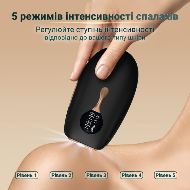 Фотоэпилятор AIMED Silk Skin PRO Ice Cooling IPL Intensed Pulse Light, черный - изображение 6