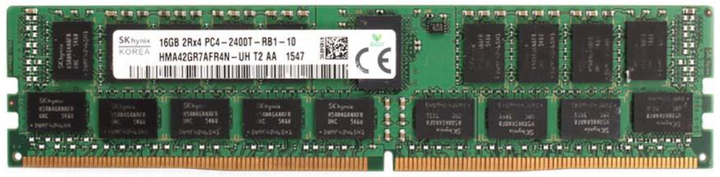 Пам'ять Hynix 16GB DDR4 2400 MHz ECC REG (HMA42GR7AFR4N-UH) - Фото 1 Пам'ять Hynix 16GB DDR4 2400 MHz ECC REG (HMA42GR7AFR4N-UH) - зображення 1