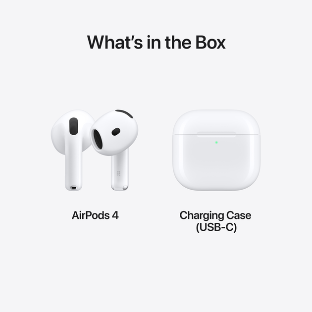 AirPods4 本体 Наушники Apple AirPods (4-е поколение) (MXP63ZE/A) купить в