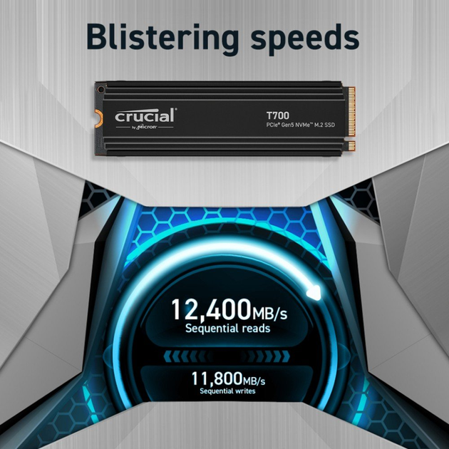 Накопитель SSD M.2 2280 4TB T700 Micron (CT4000T700SSD5)[5215] - изображение 4