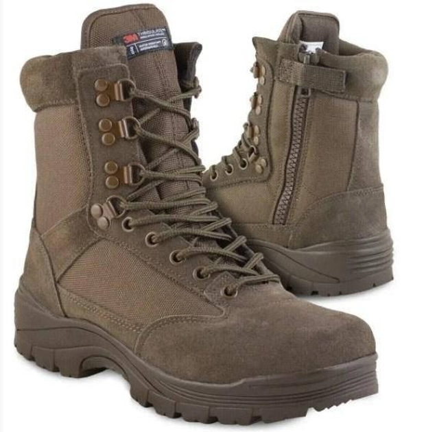 Ботинки Берцы Sturm Mil-Tec Tactical Boot m.ykk Zipper Braun 44 12822109 - изображение 1