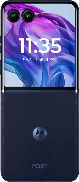 Мобільний телефон Motorola Razr 50 Ultra 12/512GB Midnight Blue (PB1T0002PL) - зображення 5