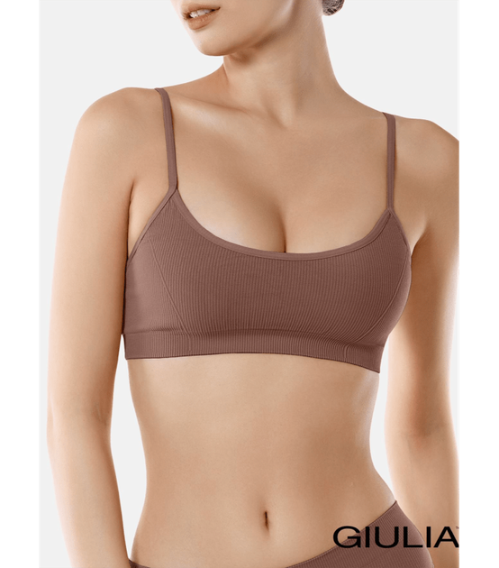 Еластичний топ в рубчик GIULIA - Giulia - CAMI TOP RIB - S/M - Deep Taupe - Фото 1 Еластичний топ в рубчик GIULIA - Giulia - CAMI TOP RIB - S/M - Deep Taupe - зображення 1