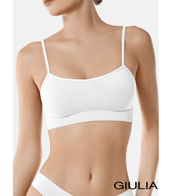 Эластичный топ GIULIA - Giulia - CAMI TOP - L/XL - White (Белый) - Фото 1 Эластичный топ GIULIA - Giulia - CAMI TOP - L/XL - White (Белый) - изображение 1
