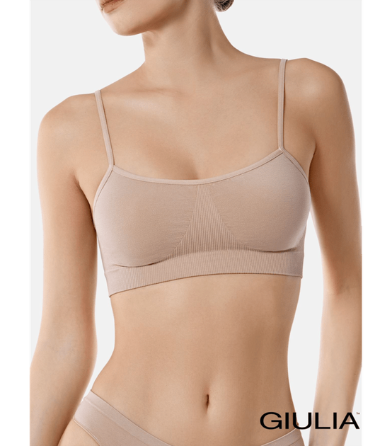 Еластичний топ GIULIA - Giulia - CAMI TOP - S/M - Naturale - Фото 1 Еластичний топ GIULIA - Giulia - CAMI TOP - S/M - Naturale - зображення 1