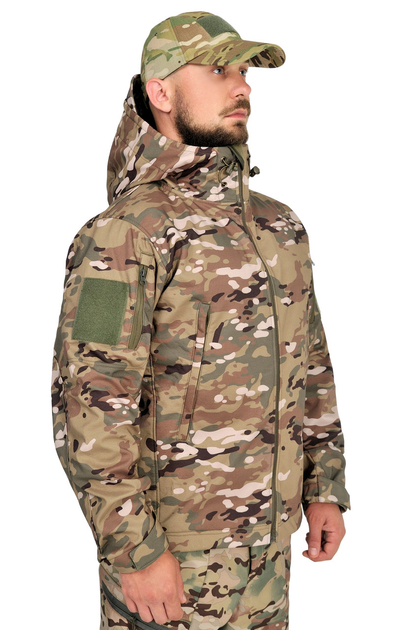 Тактична куртка WinTac Soft Shell Viking MTP NK 4XL мультикам - зображення 1