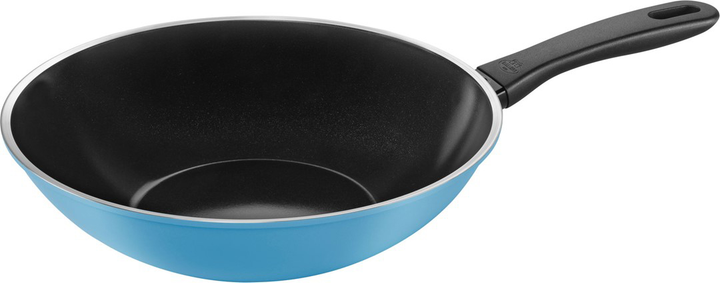 Patelnia Wok Ballarini Caprera Niebieska 28 cm (8003150521427) - obraz 1