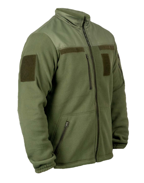 Тактична флісова кофта WinTac Sarmat arm olive Fleece 280 гр/м 6XL олива - зображення 2