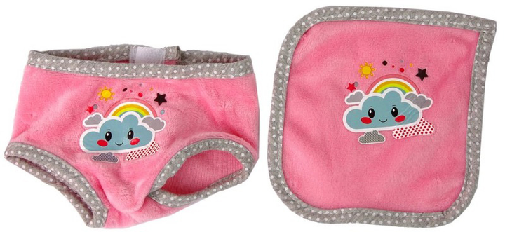 Пупс LEAN Toys зі звуковими ефектами та аксесуарами Біло-рожевий 38 см (5905214972141) - зображення 4