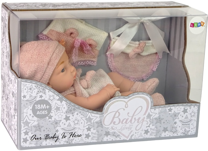 Lalka bobas LEAN Toys Baby So Lovely Różowa 30 cm (5905214972028) - obraz 2