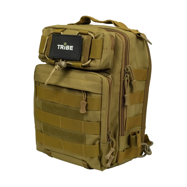 Сумка через плече Tribe Sling Pack 6,5 L T-IE-0003, coyote - зображення 1