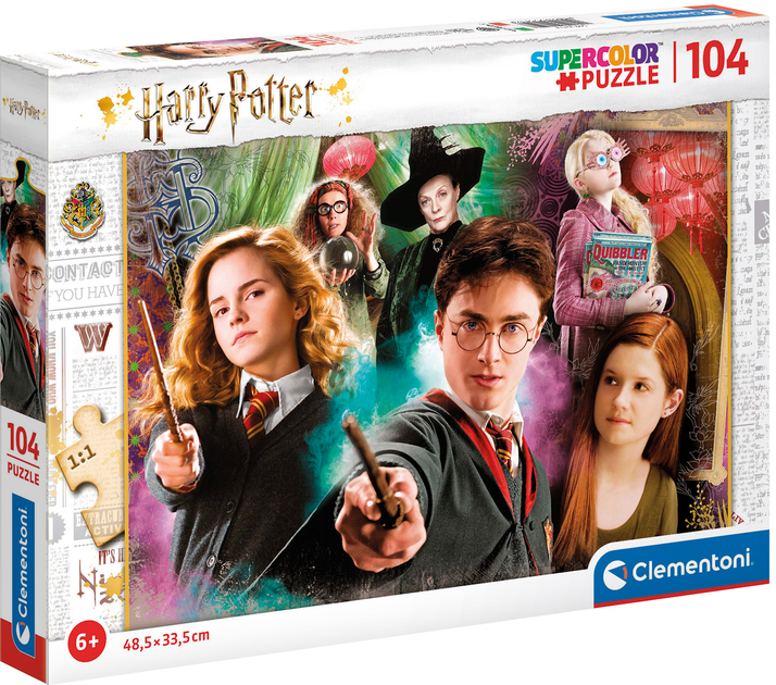 Puzzle Clementoni Harry Potter 104 elementy 25712 (8005125257126) - obraz 1