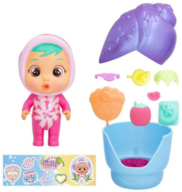 Lalka bobas TM Toys Cry Babies Magic Tears Shiny Shells Shelly (8421134910256) - obraz 2