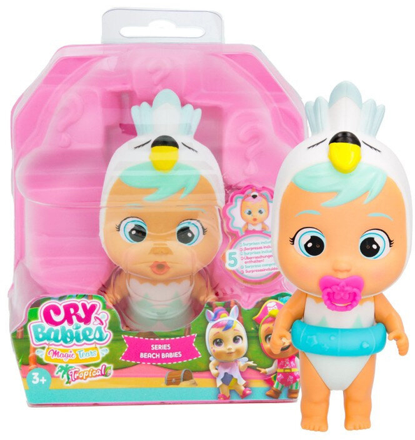 Пупс TM Toys Cry Babies Magic Tears Beach Babies Sydney 12.5 см (8421134910379) - зображення 1