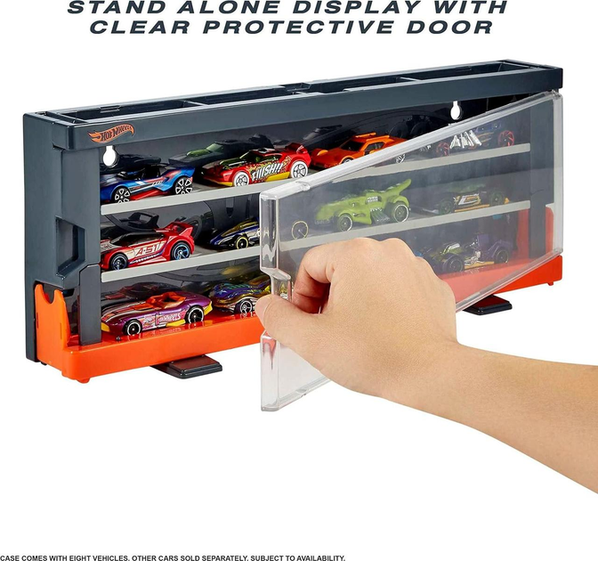 Набор Хот Вилс Кейс Дисплей Витрина Hot Wheels Race Case with 8 Toy ...