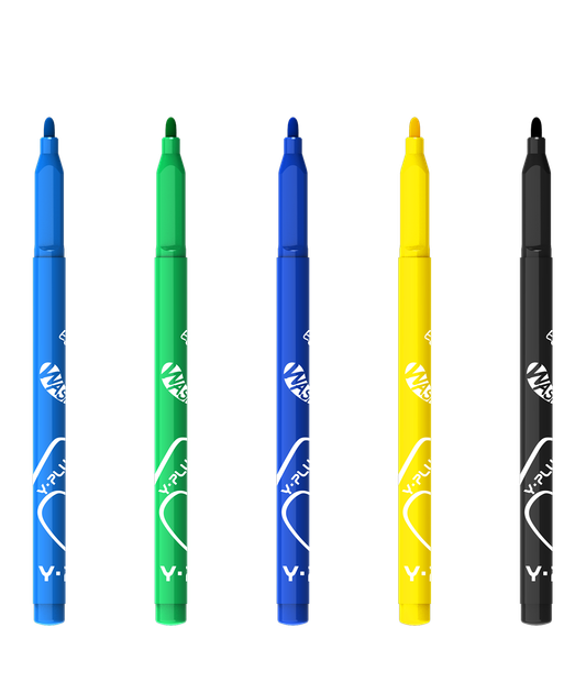 Змивні фломастери Y-Plus+ ELEPHANT 12 кольорів - изображение 5