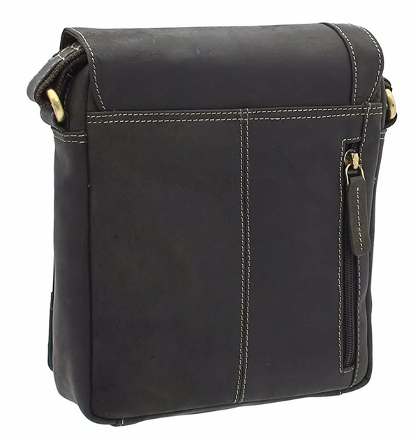 Мужская кожаная сумка через плечо Visconti S7 Messenger Bag A5 (Oil Brown) - Фото 6 Мужская кожаная сумка через плечо Visconti S7 Messenger Bag A5 (Oil Brown) - изображение 6