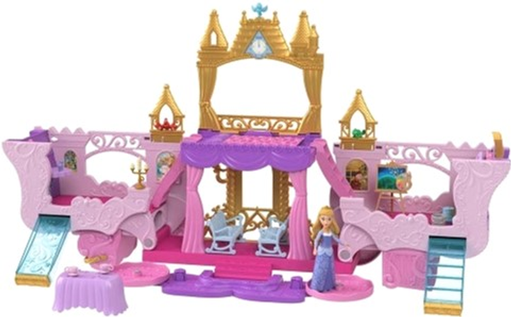 Zestaw Mattel Disney Princess Karoca i Zamek 2 w 1 (0194735222766) - obraz 1