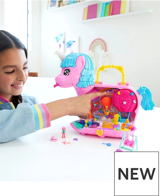 Ігровий набір Polly Pocket Єдиноріг-сюрприз (0194735244966) - зображення 4