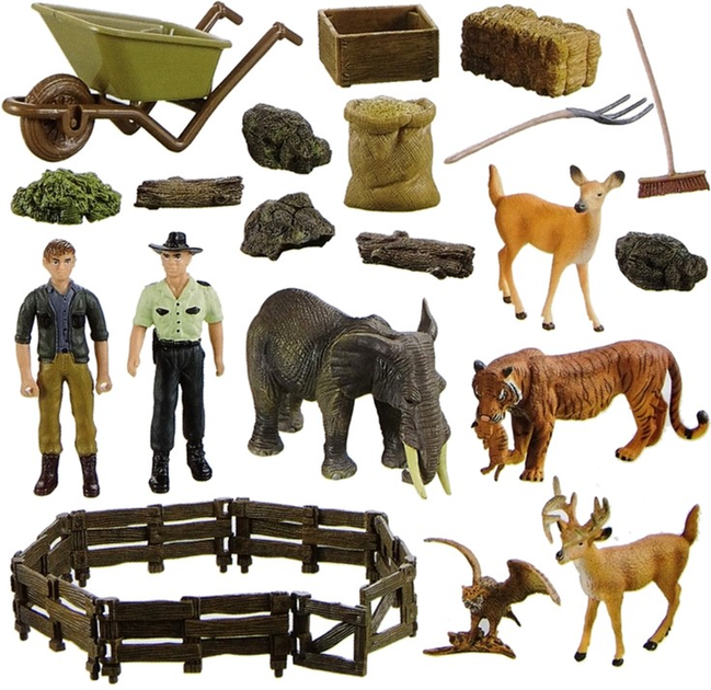 Ігровий набір LEAN Toys Wild Animals Навіс сафарі з аксесуарами (5905214971984) - зображення 4