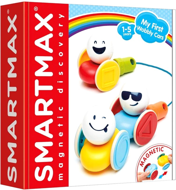 Zabawka na kółkach IUVI Games Smart Max My First Wobbly Cars (5414301250593) - obraz 1