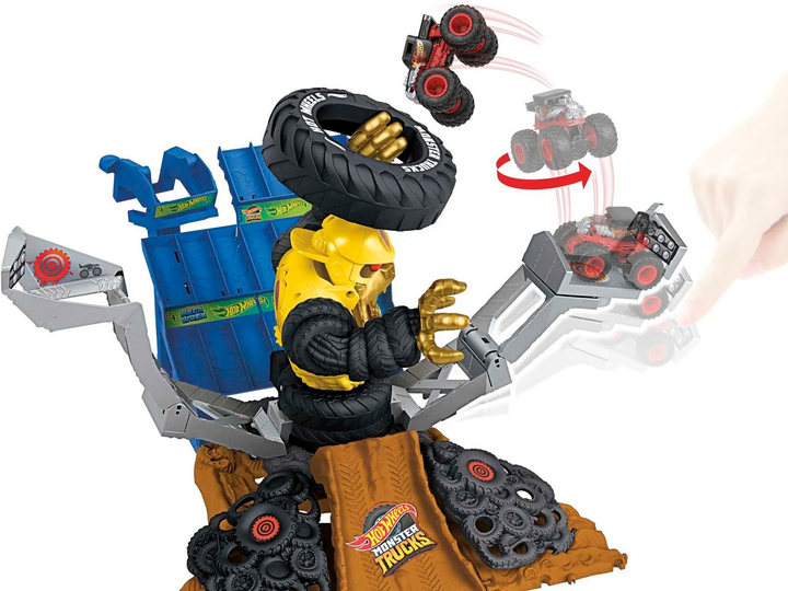 Zestaw do zabawy Hot Wheels Crashzilla Attack Training Arena (0194735164325) - obraz 6