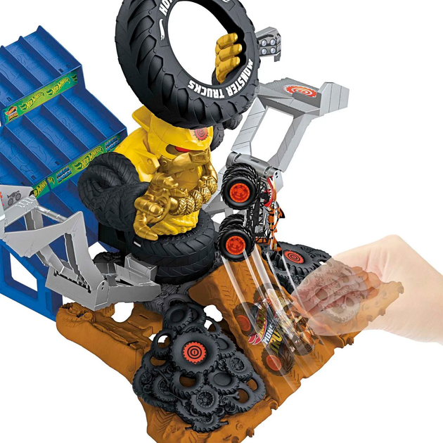 Zestaw do zabawy Hot Wheels Crashzilla Attack Training Arena (0194735164325) - obraz 7