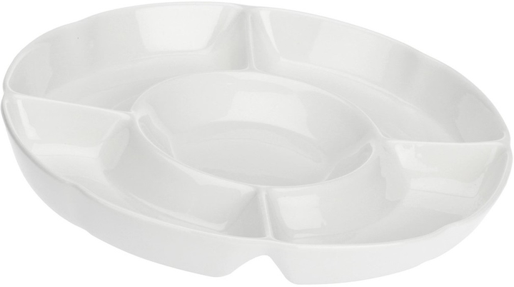 Таця La Porcellana Bianca Convivio Кругла для закусок 32 cм (P001903031) - зображення 3