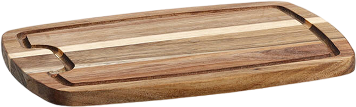 Deska do krojenia Zeller z drewna akacji 32 x 21 cm (4003368255552) - obraz 4
