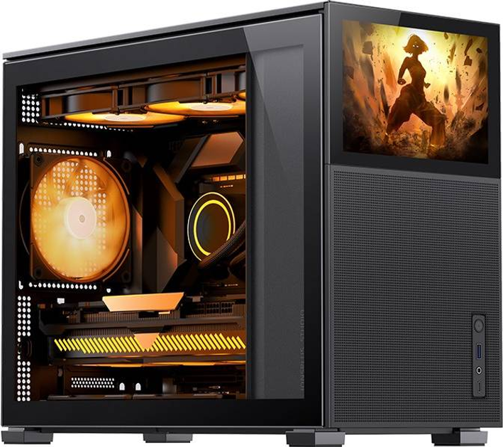 Obudowa Jonsbo D31 MESH Screen Micro-ATX Tempered Glass Black (6970620552514) - obraz 13