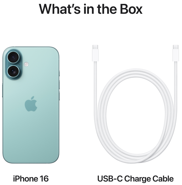 Smartfon Apple iPhone 16 128GB Teal (MYED3) - obraz 9